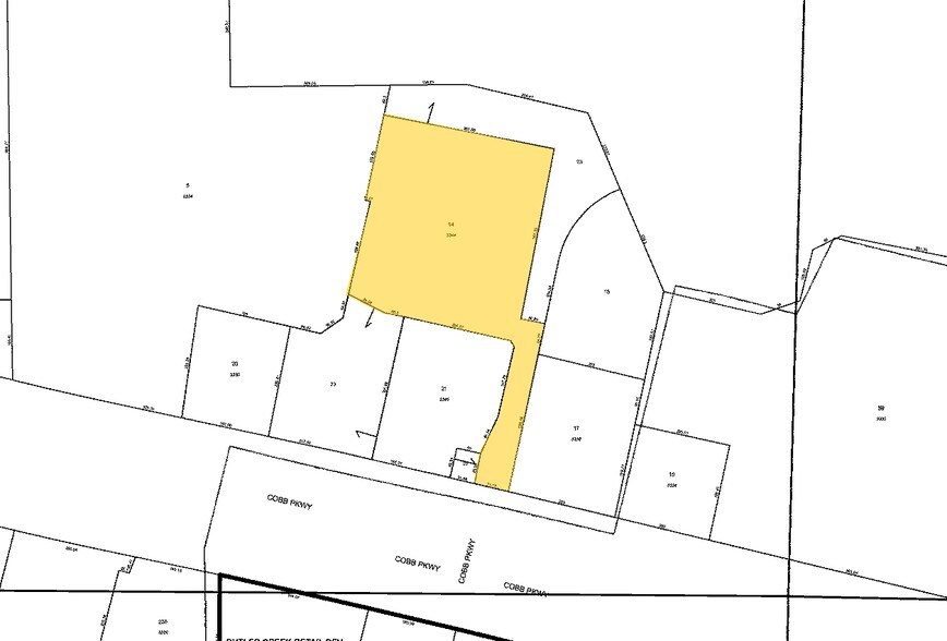 3348 Cobb Pky NW, Acworth, GA à louer - Plan cadastral – Image 2 sur 9