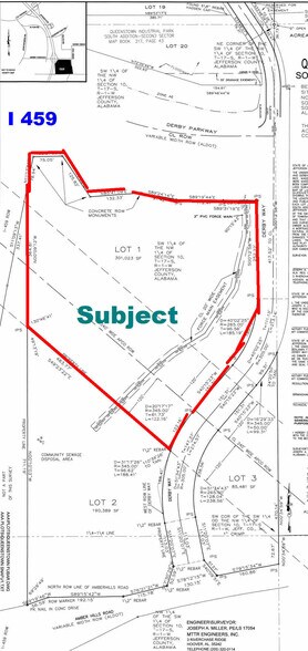 2471 Balco Derby Pky, Birmingham, AL à vendre - Plan cadastral – Image 2 sur 2
