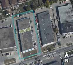 266-288 Eddystone Ave, Toronto, ON - VUE AÉRIENNE  vue de carte