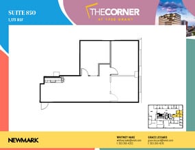 1900 Grant St, Denver, CO à louer Plan d’étage– Image 1 sur 1