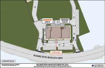 2901 Hamilton Blvd, South Plainfield, NJ à louer Plan de site– Image 1 sur 1