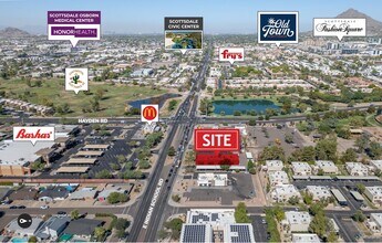 8040 E Indian School Rd, Scottsdale, AZ - Vue aérienne vue de carte - Image1