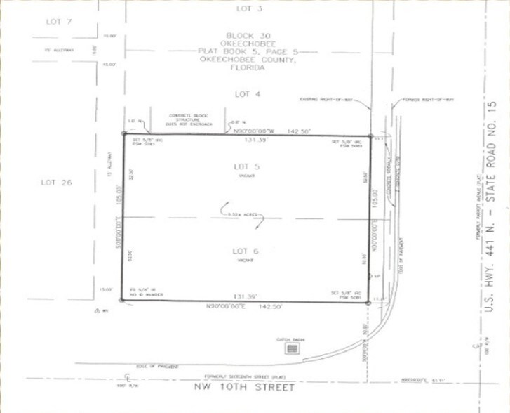 100 NW 10th St, Okeechobee, FL à vendre - Plan cadastral – Image 2 sur 9
