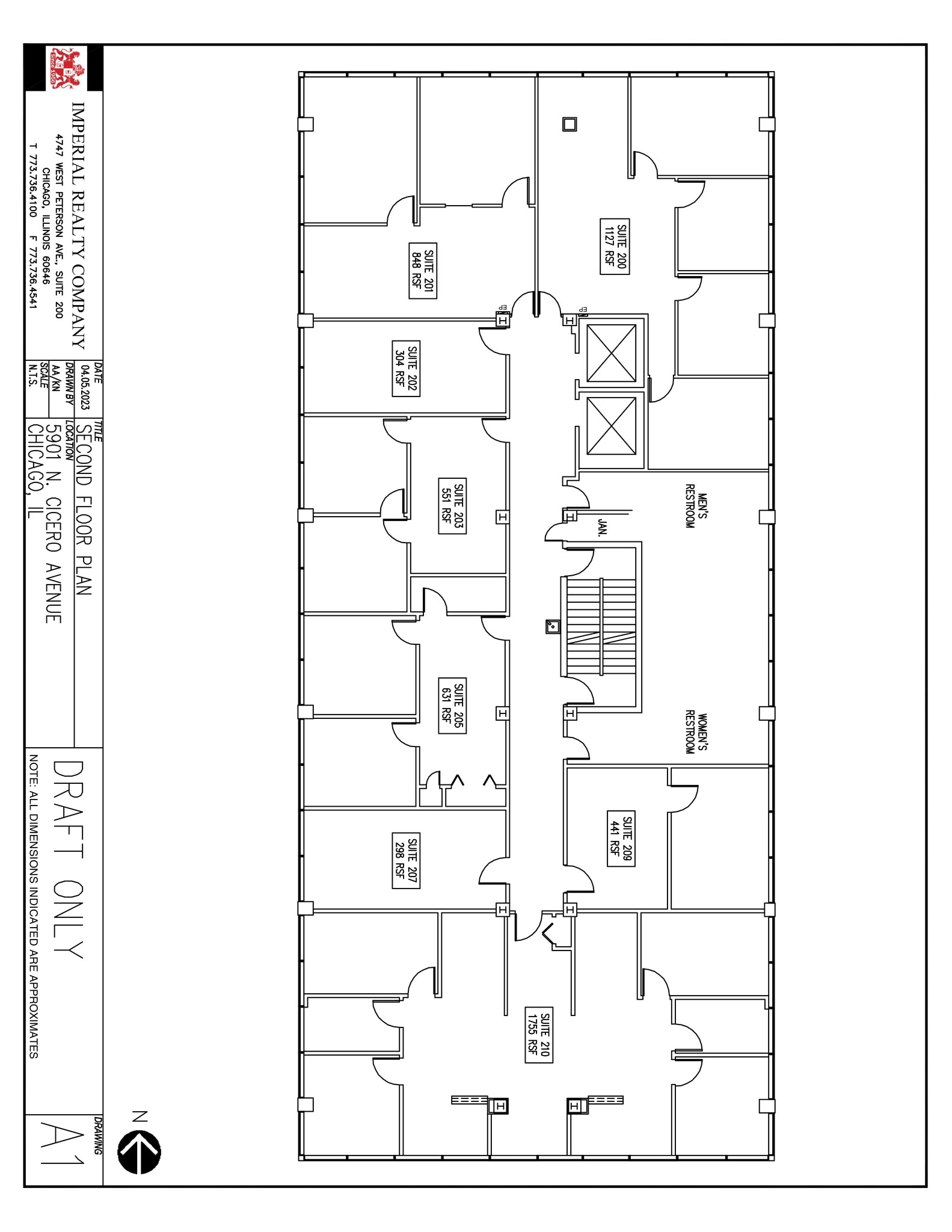 5901 N Cicero Ave, Chicago, IL à louer Plan de site– Image 1 sur 1