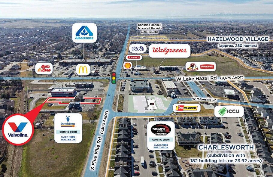 6080 S Five Mile Rd, Boise, ID à vendre - Aérien – Image 2 sur 6