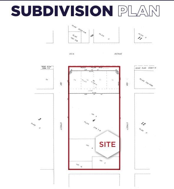 9821 102 St, Fort Saskatchewan, AB à vendre Plan de site– Image 1 sur 2