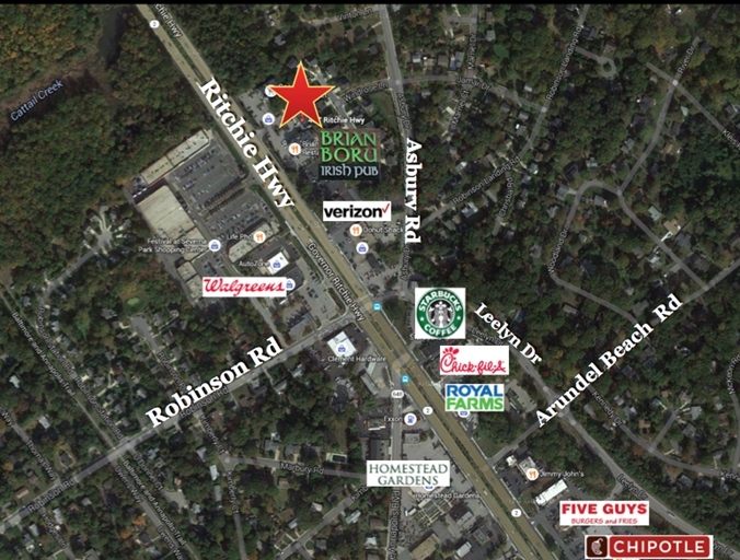 489 Ritchie Hwy, Severna Park, MD à louer - Aérien – Image 2 sur 5