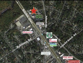 489 Ritchie Hwy, Severna Park, MD - VUE AÉRIENNE  vue de carte