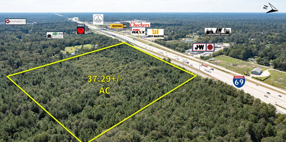 0 Hwy 59 & Midline rd rd, Splendora, TX à vendre - Photo de l’immeuble – Image 3 sur 4