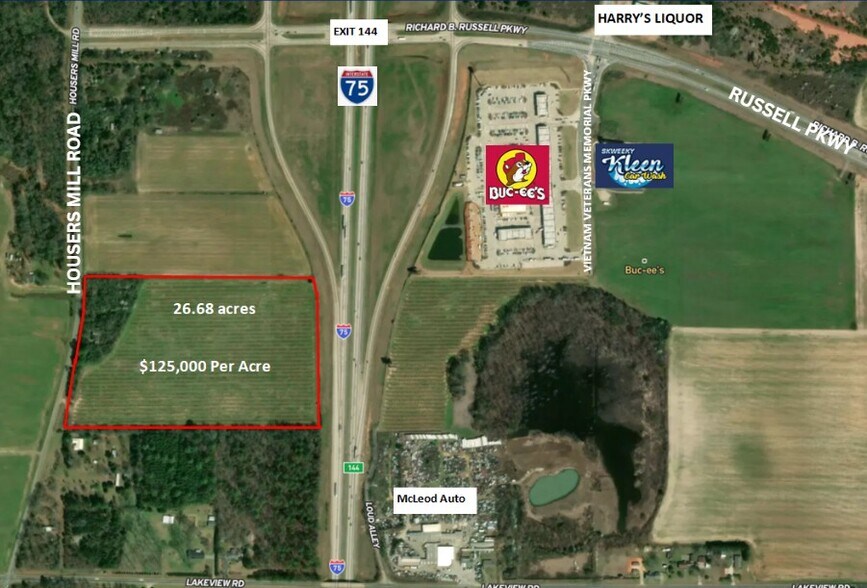 2488 Housers Mill Road rd, Fort Valley, GA à vendre - Aérien – Image 2 sur 8