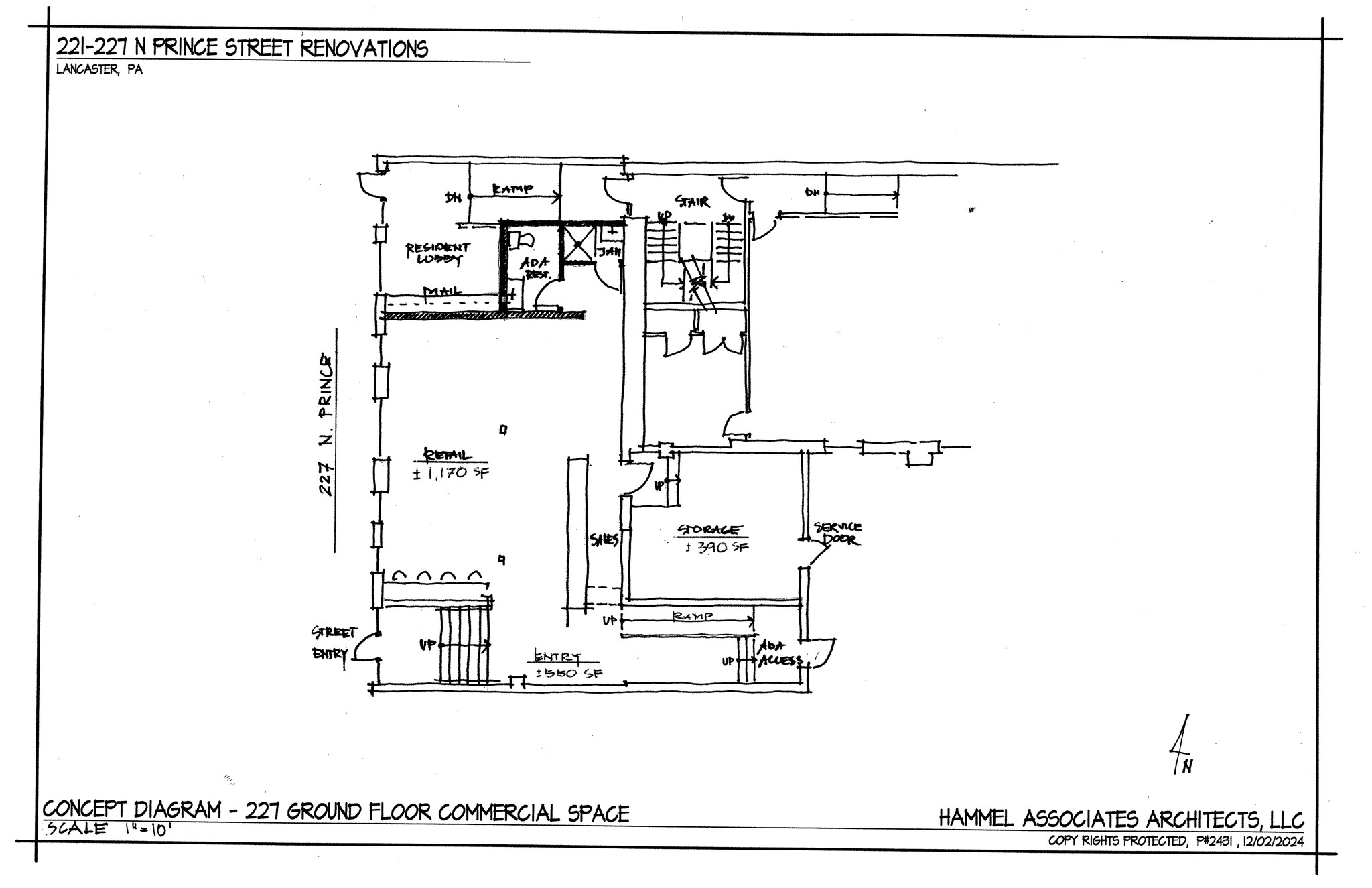 227 N Prince St, Lancaster, PA à louer Plan de site– Image 1 sur 1