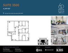 60 S 6th St, Minneapolis, MN à louer Plan d’étage– Image 1 sur 1