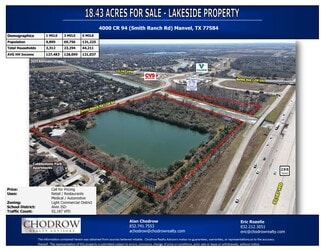 Plus de détails pour 4000 CR 94, Pearland, TX - Terrain à vendre