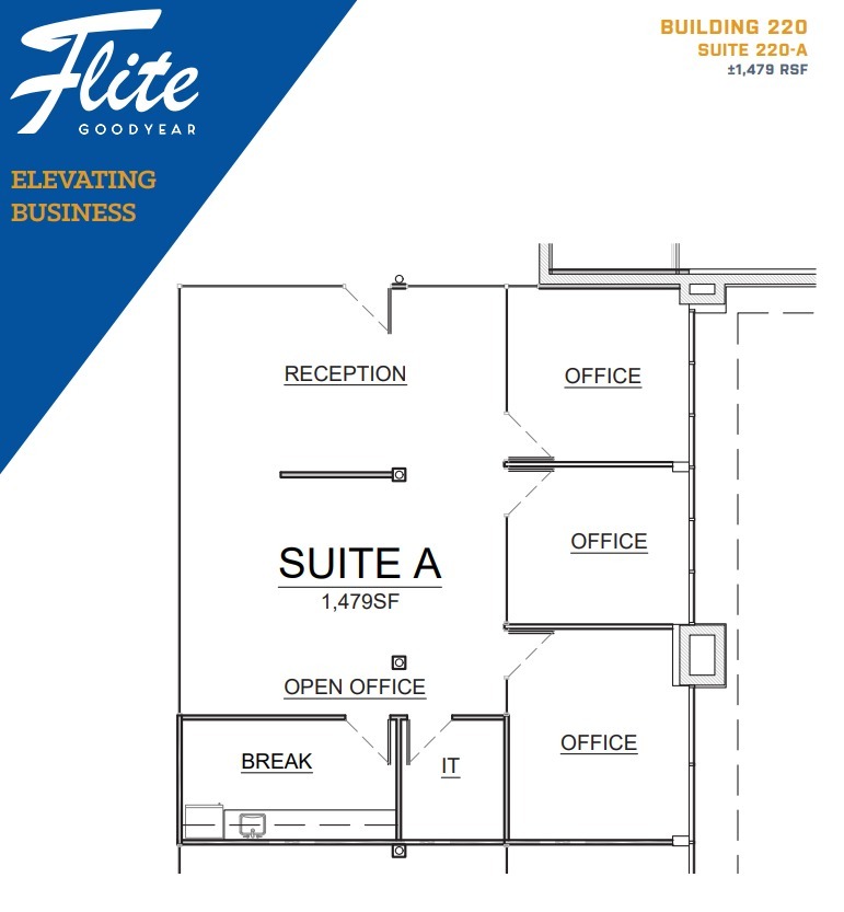 1300 S Litchfield Rd, Goodyear, AZ à louer Plan d’étage– Image 1 sur 6