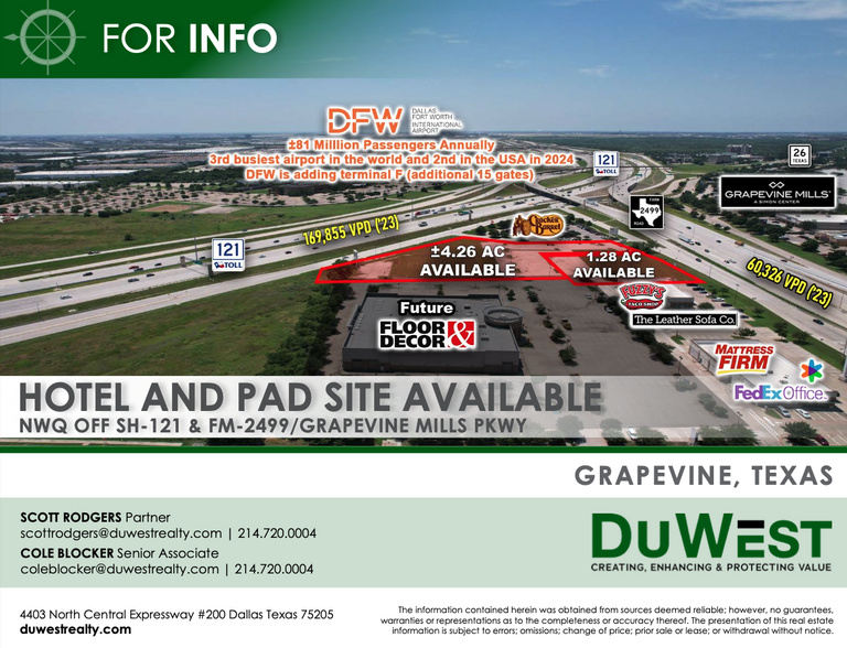 NWQ off SH-121 & FM-2499, Grapevine, TX à vendre - Photo de l’immeuble – Image 1 sur 4
