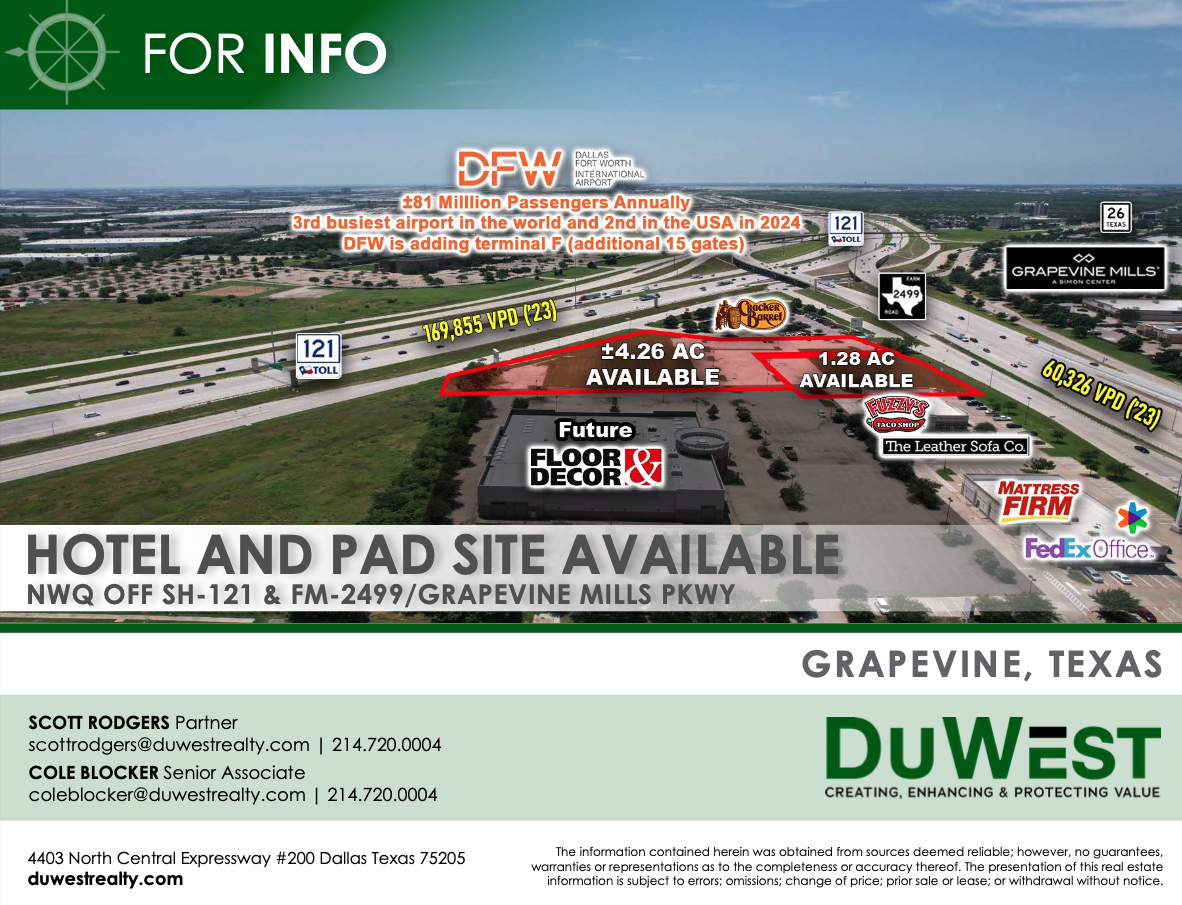 NWQ off SH-121 & FM-2499, Grapevine, TX à vendre Photo de l’immeuble– Image 1 sur 5