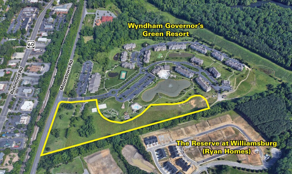 4600 Mooretown Rd, Williamsburg, VA à vendre - Aérien – Image 1 sur 2