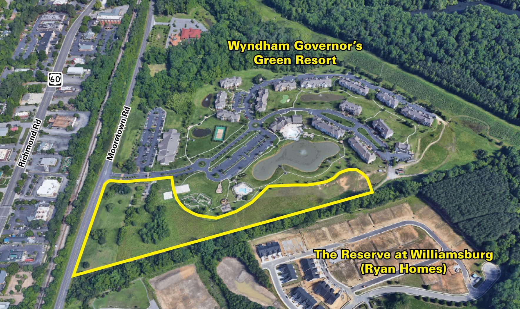 4600 Mooretown Rd, Williamsburg, VA à vendre Aérien– Image 1 sur 3