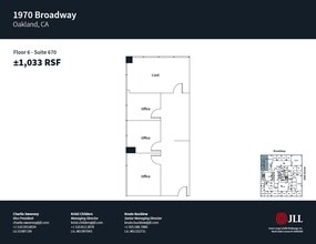 1970 Broadway, Oakland, CA à louer Plan d’étage– Image 1 sur 1