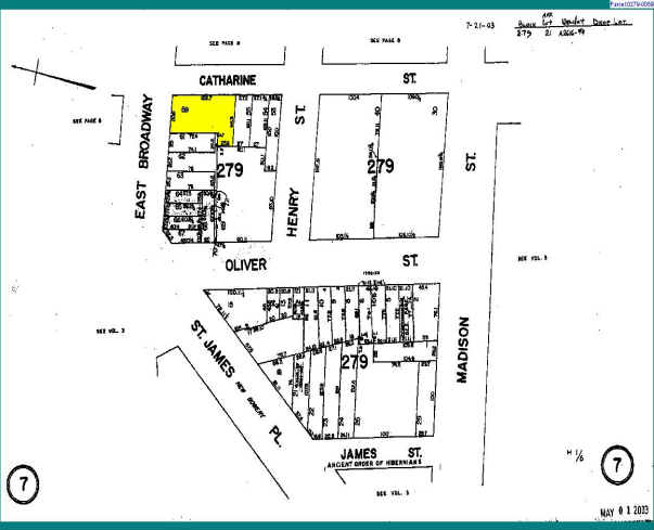 11-15 E Broadway, New York, NY à vendre - Plan cadastral – Image 2 sur 6