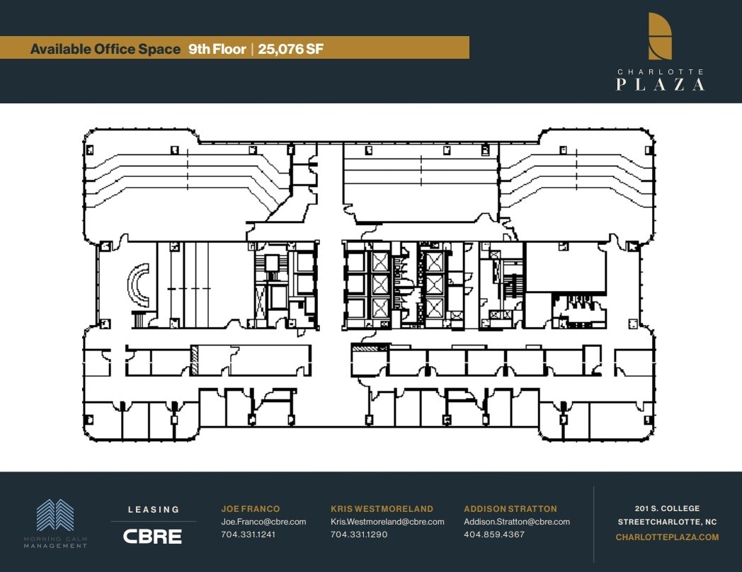 201 S College St, Charlotte, NC à louer Plan d’étage– Image 1 sur 1