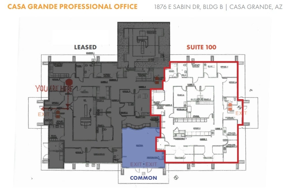 1876 E Sabin Dr, Casa Grande, AZ à louer Plan d’étage– Image 1 sur 1