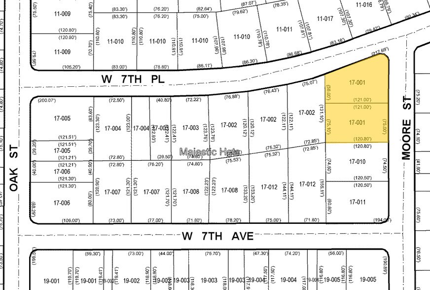 725 Moore St, Lakewood, CO à vendre - Plan cadastral – Image 2 sur 17