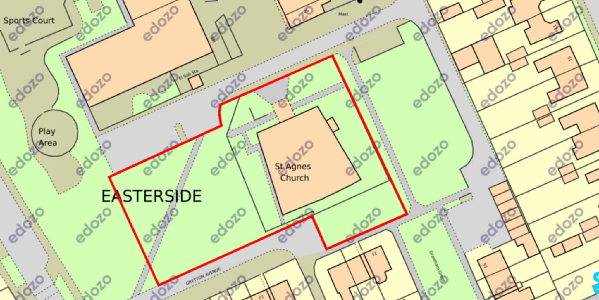 Broughton Ave, Middlesbrough à vendre Plan de site– Image 1 sur 9