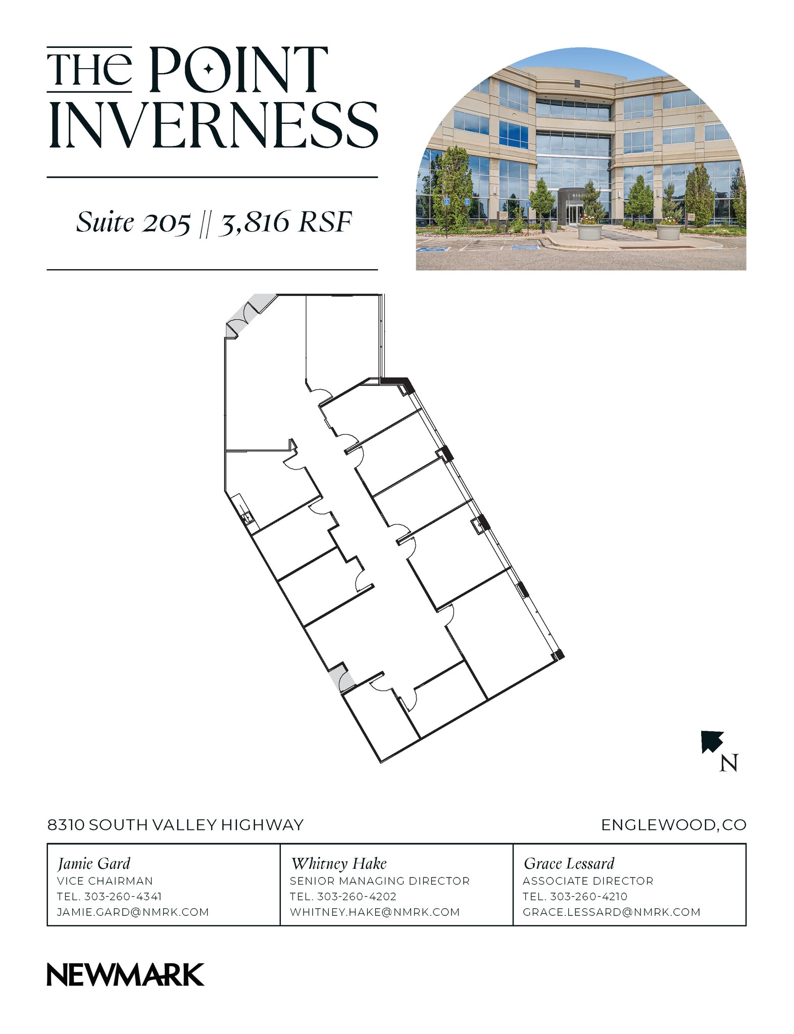8310 S Valley Hwy, Englewood, CO à louer Plan d’étage– Image 1 sur 1