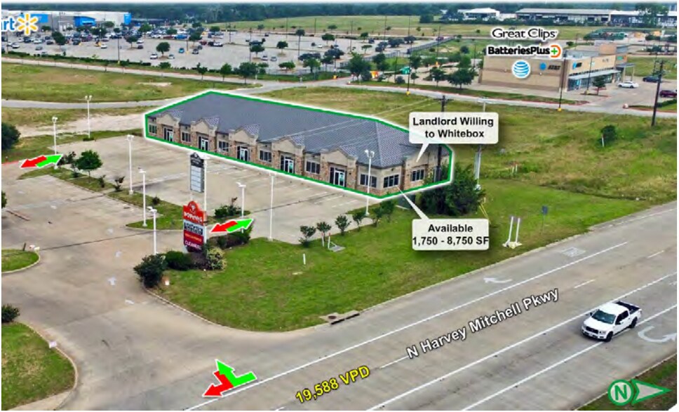521 N Harvey Mitchell Pky, Bryan, TX à louer - Photo de l’immeuble – Image 3 sur 6