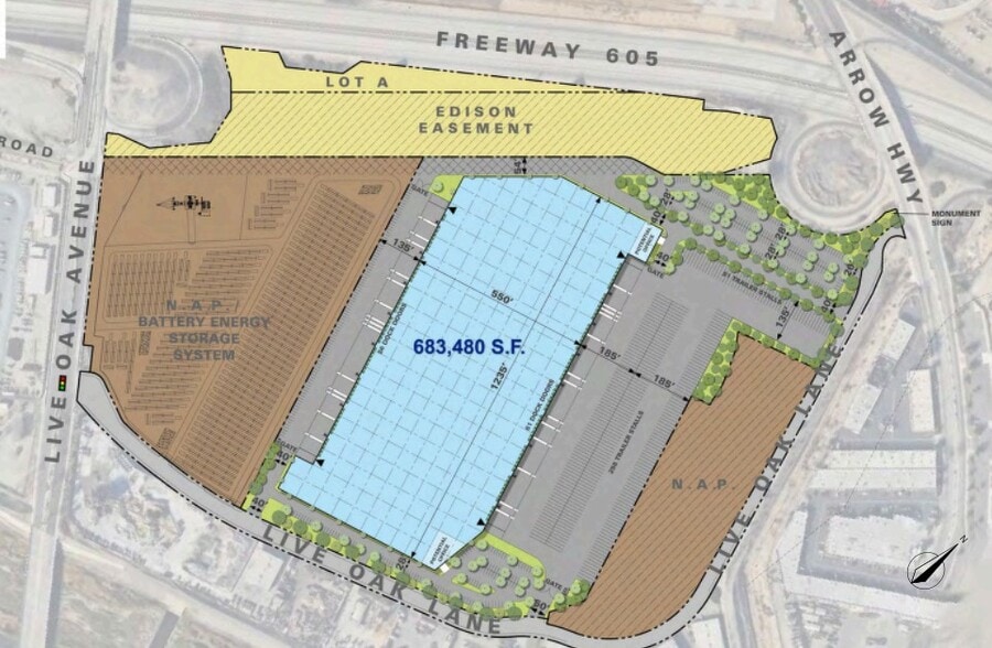 13620 Live Oak Ave, Irwindale, CA à vendre - Plan de site – Image 3 sur 6