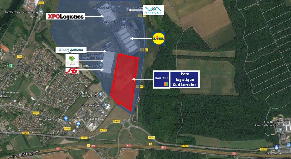 Industriel/Logistique dans Gondreville à louer - Photo de l’immeuble – Image 2 sur 5