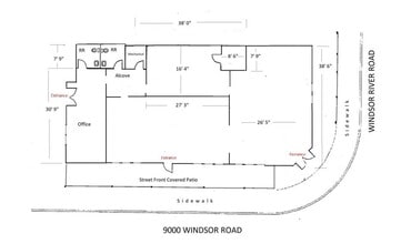 9000 Windsor Rd, Windsor, CA à louer Plan d’étage– Image 1 sur 1