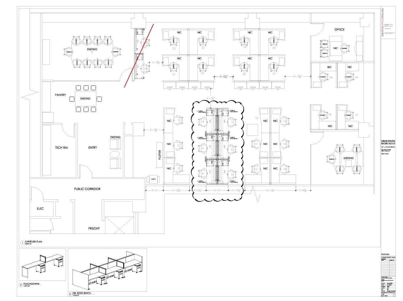 622 Third Ave, New York, NY à louer Plan d’étage– Image 1 sur 1
