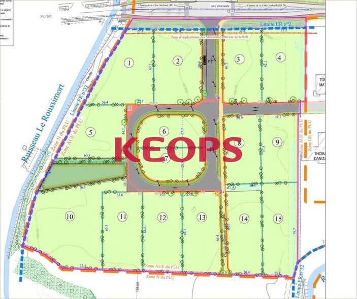 4 Chemin De Côte Goubard, Villeneuve-Tolosane à vendre - Plan de site – Image 3 sur 3