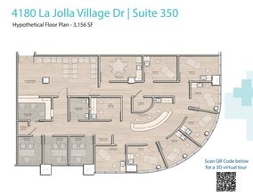 4180 La Jolla Village Dr, La Jolla, CA à louer Plan d’étage– Image 2 sur 2