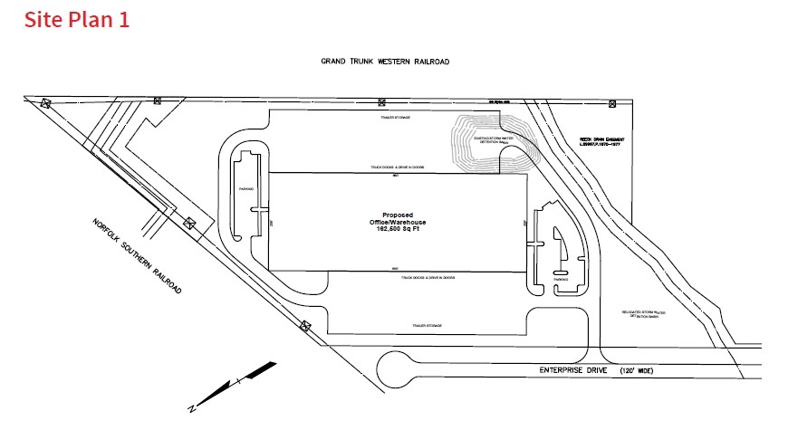 0 Enterprise Dr, Allen Park, MI à louer - Plan de site – Image 2 sur 2