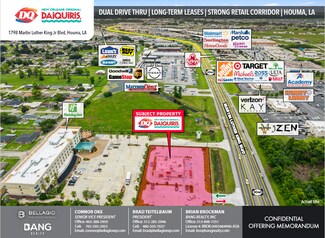 Plus de détails pour 1798 Martin Luther King Jr Blvd, Houma, LA - Local commercial à vendre