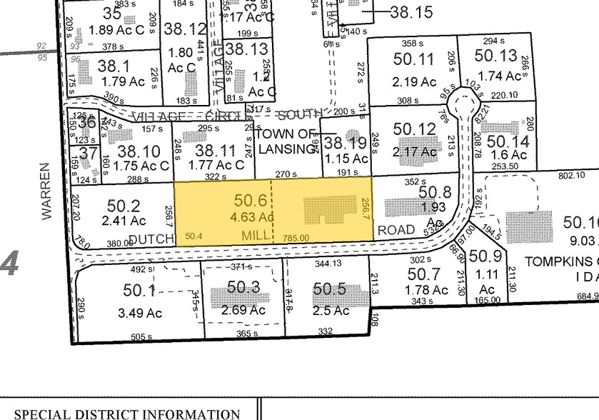 21-25 Dutch Mill Rd, Ithaca, NY à louer - Plan cadastral – Image 2 sur 14