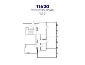 11620 Wilshire Blvd, Los Angeles, CA à louer Plan d’étage– Image 1 sur 1