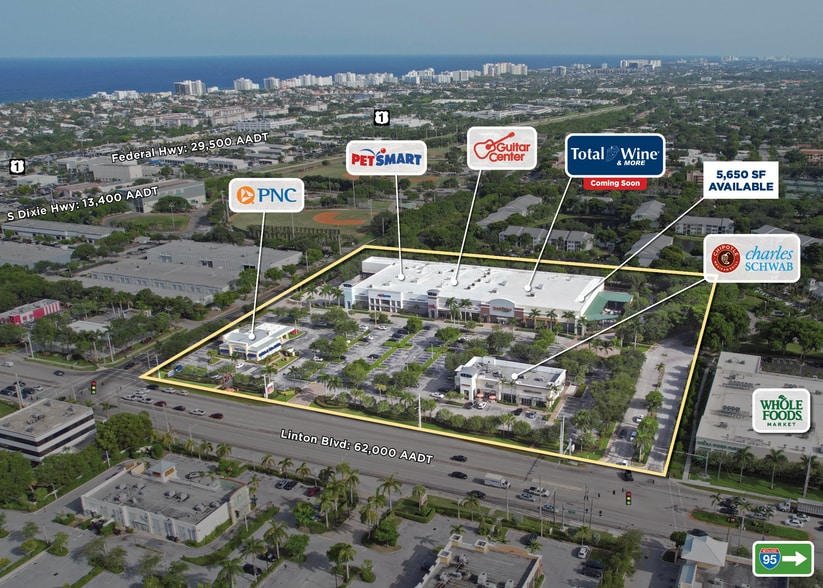 510 Linton Blvd, Delray Beach, FL à louer - Aérien – Image 1 sur 2
