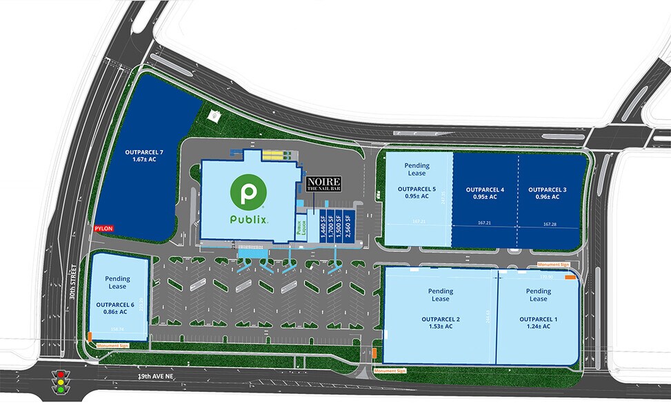 19th Ave NE & 30th Street SE, Ruskin, FL à louer - Plan de site – Image 2 sur 2