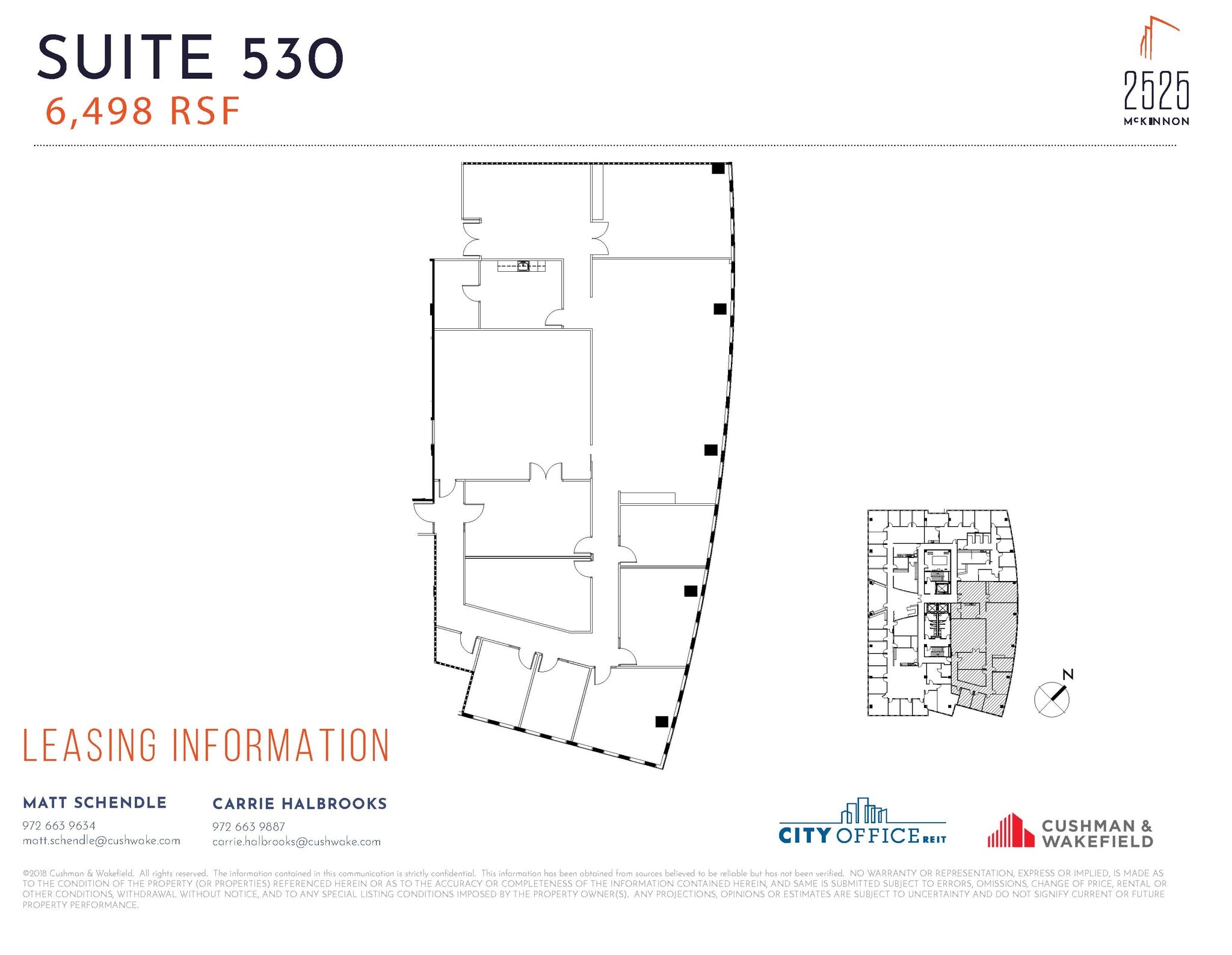 2525 McKinnon St, Dallas, TX à louer Plan d’étage– Image 1 sur 1