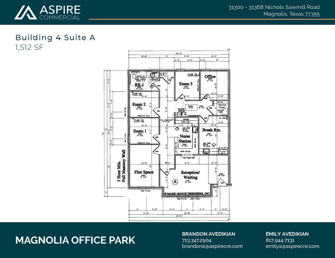 31300-31368 Nichols Sawmill Rd, Magnolia, TX 77355 - Lot 4A -  - Plan d’étage - Image 1 of 2