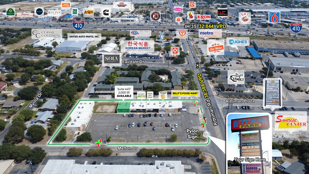 4401-4419 Rittiman Rd, San Antonio, TX à louer - Photo de l’immeuble – Image 3 sur 5