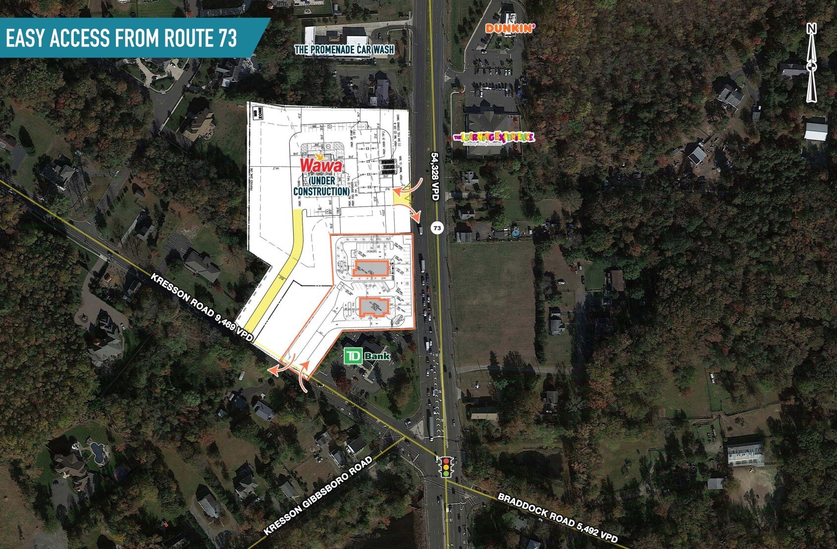 403-405 Route 73, Voorhees, NJ à louer Photo principale– Image 1 sur 3