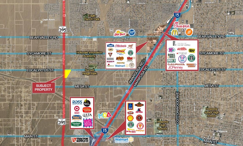 Hwy 395 & Eucalyptus St, Victorville, CA à vendre - Photo principale – Image 1 sur 1