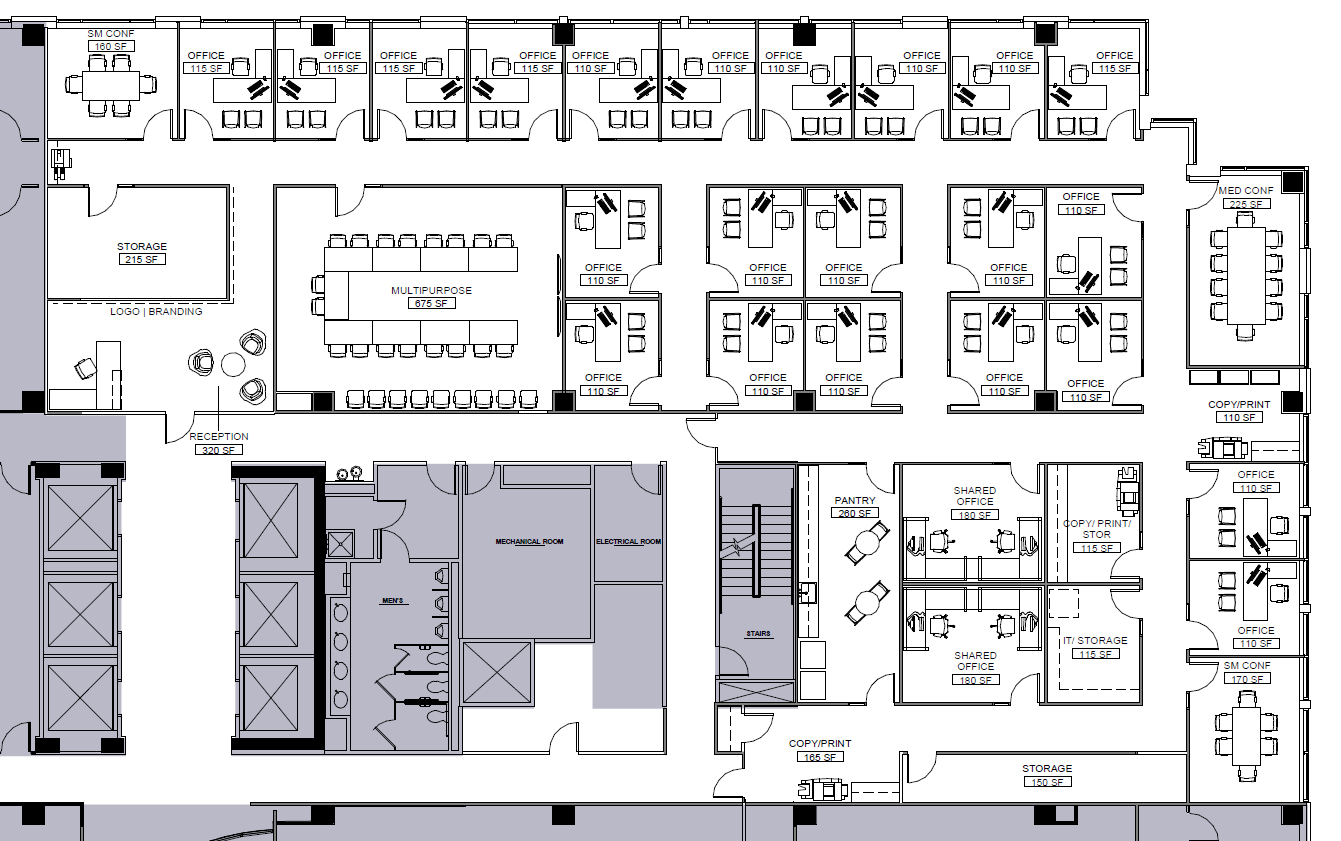 4825 Mark Center Dr, Alexandria, VA à louer Plan d’étage– Image 1 sur 1