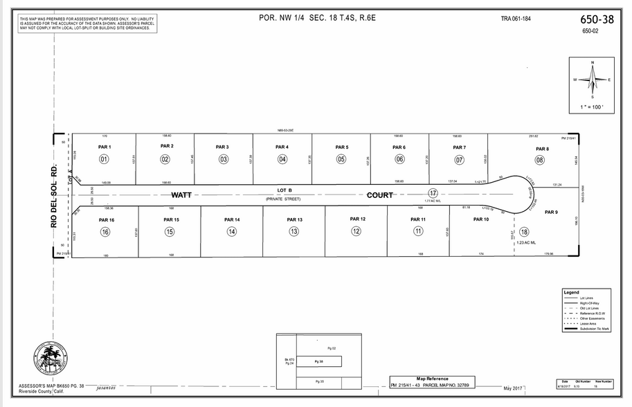 72087 Watt Ct, Thousand Palms, CA à vendre - Plan cadastral – Image 2 sur 2