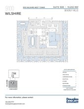 9100 Wilshire Blvd, Beverly Hills, CA à louer Plan d’étage– Image 1 sur 1